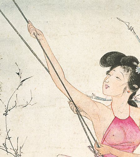 旺苍县-胡也佛的仕女画和最知名的金瓶梅秘戏图